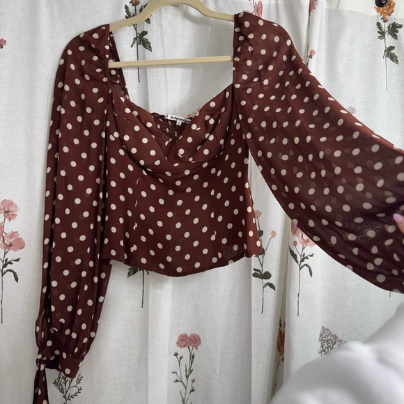 Reformation Sawtelle Top Au Lait - Size 2 NWOTs! - Picture 6 of 13